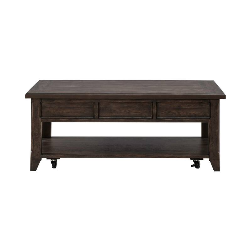 Paradise Valley Saddle Brown Lift Top Cocktail Table
