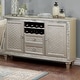 preview thumbnail 2 of 6, Furniture of America Medlee Modern Glam Champagne 2-drawer Server