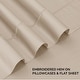 preview thumbnail 61 of 94, Feather and Stitch NY 500 Thread Count Sateen Sheet Set Cotton Silky Soft Deep Pocket Breathable Bedding