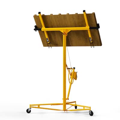 16FT Lift Drywall Panel Hoist Jack for Ceiling,Portable Lifter