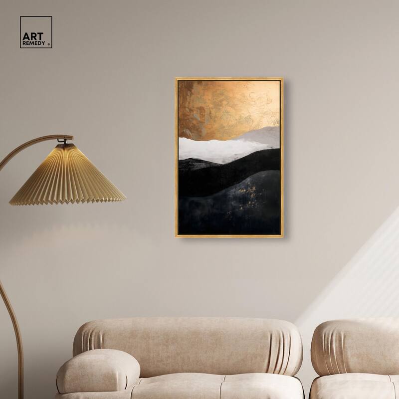 Golden Vista I Canvas by Art Remedy
