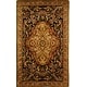 preview thumbnail 74 of 82, SAFAVIEH Handmade Classic Hazelle Traditional Oriental Wool Rug 3' x 5' - Black/Beige - Rectangle