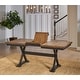 preview thumbnail 4 of 8, Simply Solid Seldovia Trestle Dining Table with 4 Chairs & Server - 6pc Set