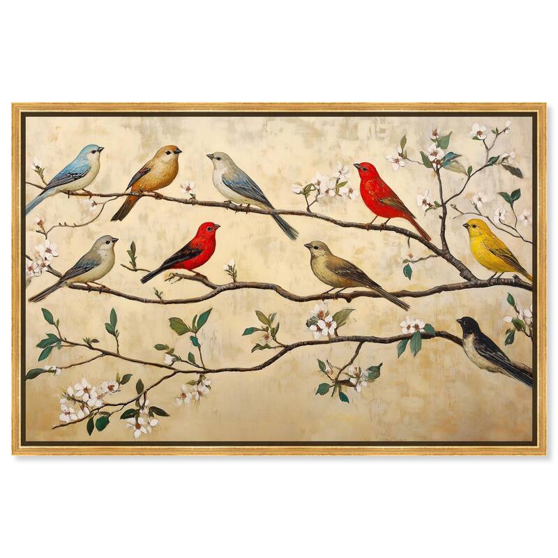Arboreal Aria II Canvas by Art Remedy - Gold - 24" x 16"