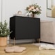 preview thumbnail 30 of 56, Clihome 2-Door Storage Media Accent Buffet Sideboard