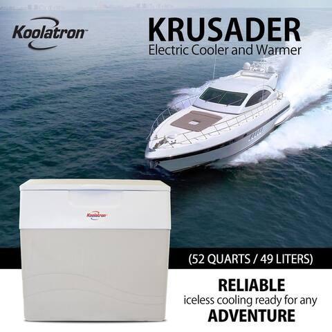 Koolatron Thermoelectric Iceless 12V Cooler/Warmer 34 qt (36 L) w/ DC Cord, Made in North America