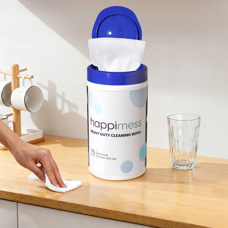 happimess, All Purpose Multi Surface Heavy Duty Cleaning Wipes Bleach Free