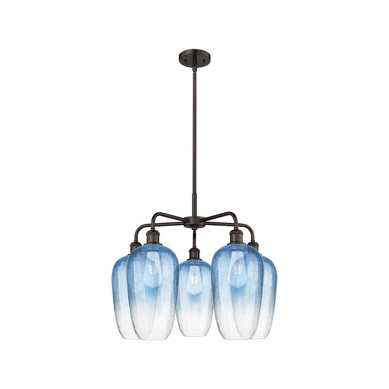 Innovations Lighting Endless Possibilities Ballston - Brookhaven Flute - 5 Light 26" Stem Hung Chandelier