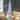 HOMCOM 7ft Tall Prelit Pencil Artificial Christmas Tree Holiday Décor with 534 Snow Flocked Branches, Downswept Shape - 6.89 ft