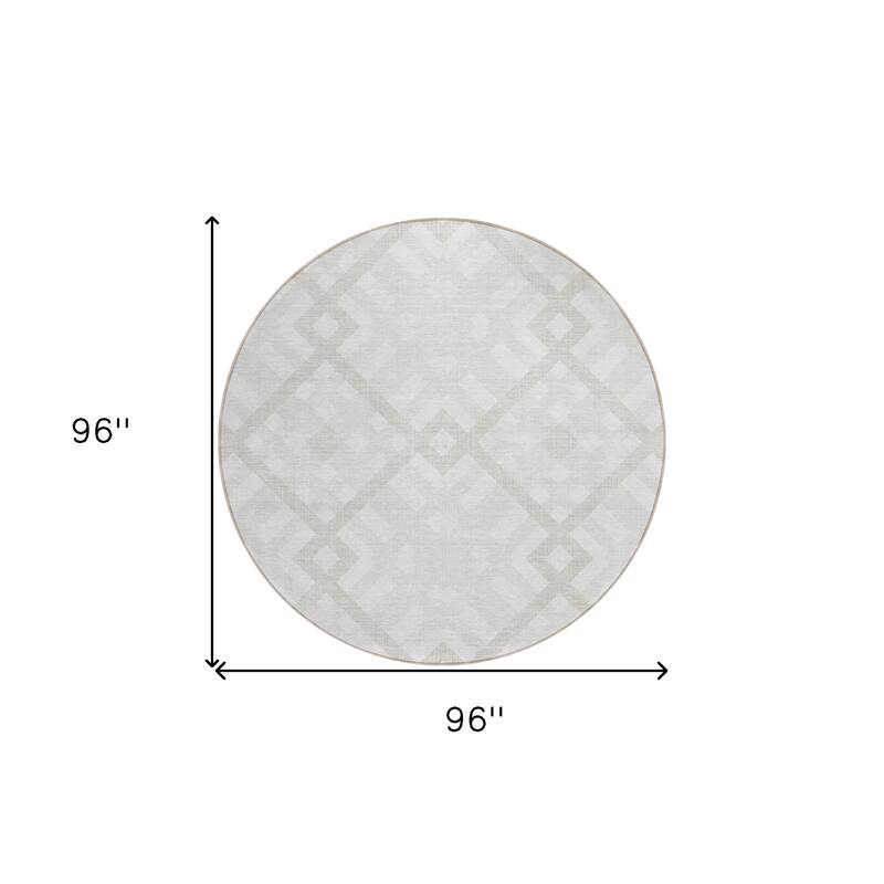 HomeRoots Geometric Transitional Rectangle Outdoor Rug
