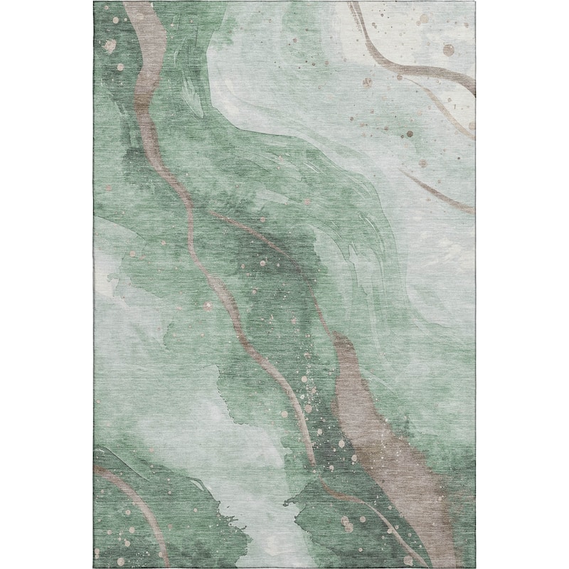 Premium Washable Super Soft Abstract Contemporary Mayfield Rug