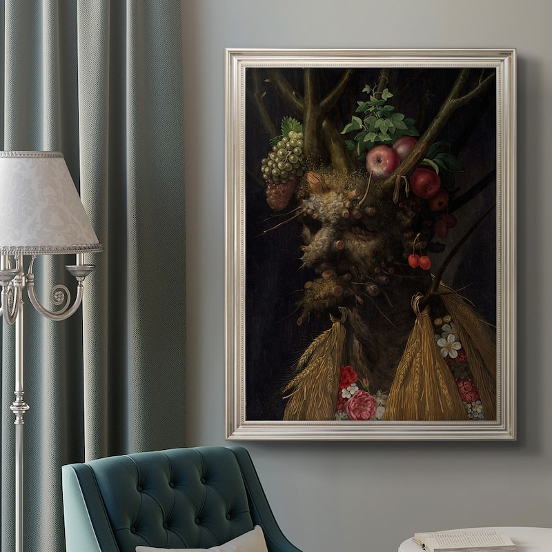 Four Seasons in One Head Premium Framed Canvas- Ready to Hang