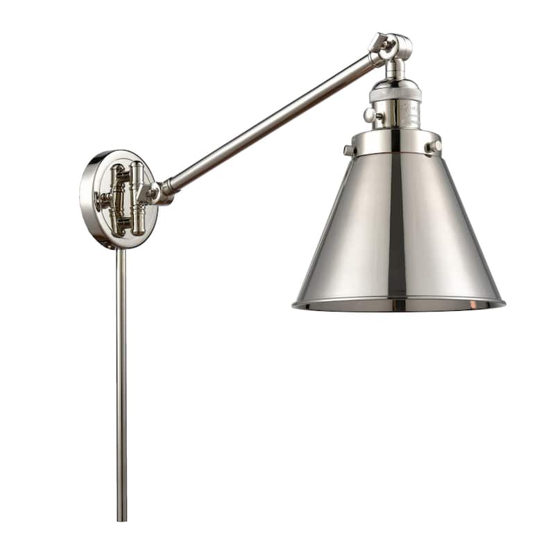 Innovations Lighting Appalachian Single Light 12" Tall Bathroom Sconce - Polished Nickel