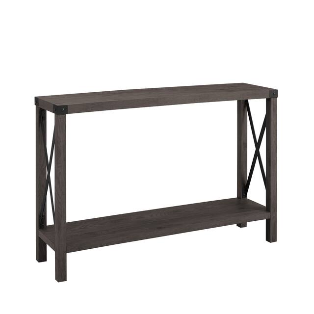 Middlebrook Designs Kujawa 46-inch Wide X-frame Farmhouse Entry Table