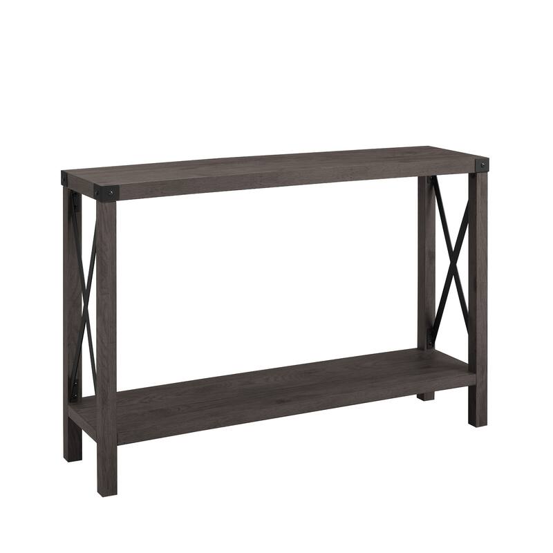 Middlebrook Kujawa 46-inch Wide X-frame Farmhouse Entry Table