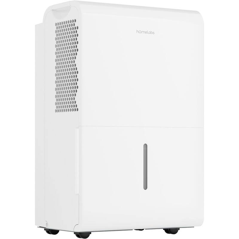 hOmeLabs 50 Pint Wi-Fi Dehumidifier for up to 7,000 Sq Ft Rooms (MAX 120 Pint at 95°F, 90% RH) - for Large Rooms and Basements