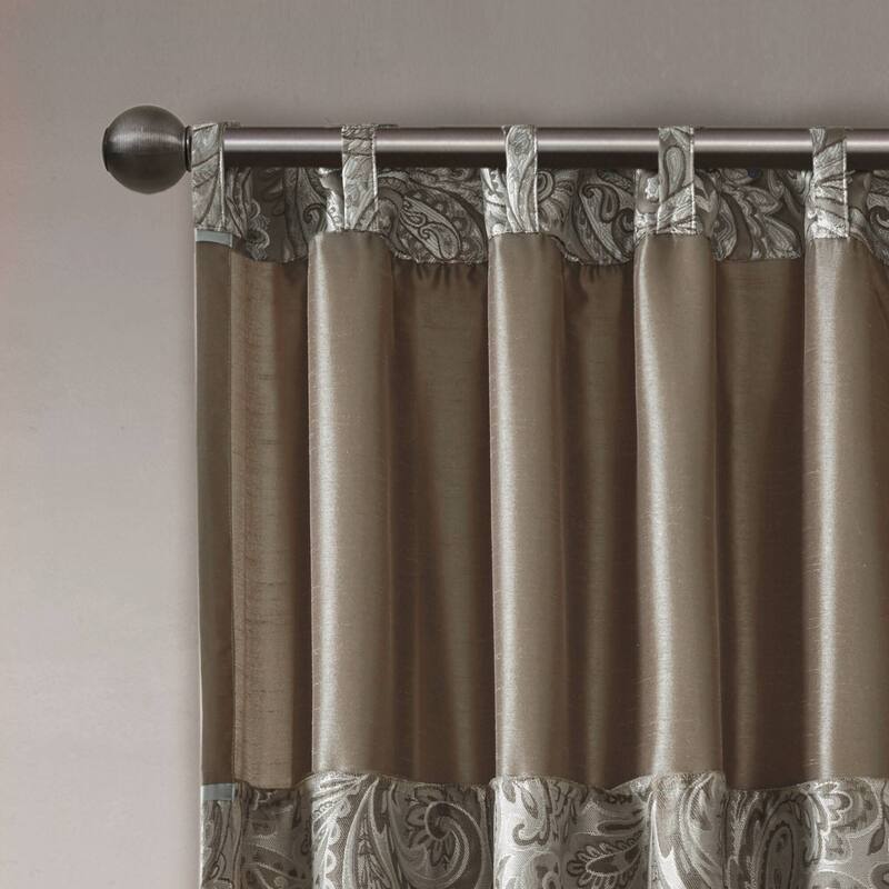 Madison Park Whitman Jacquard Curtain Panel Pair
