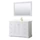 Option White / Giotto Quartz Top / Brushed Gold Hardware