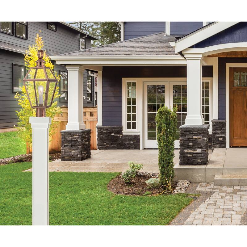 Elk Home Olde Colony Outdoor Post Light - Copper