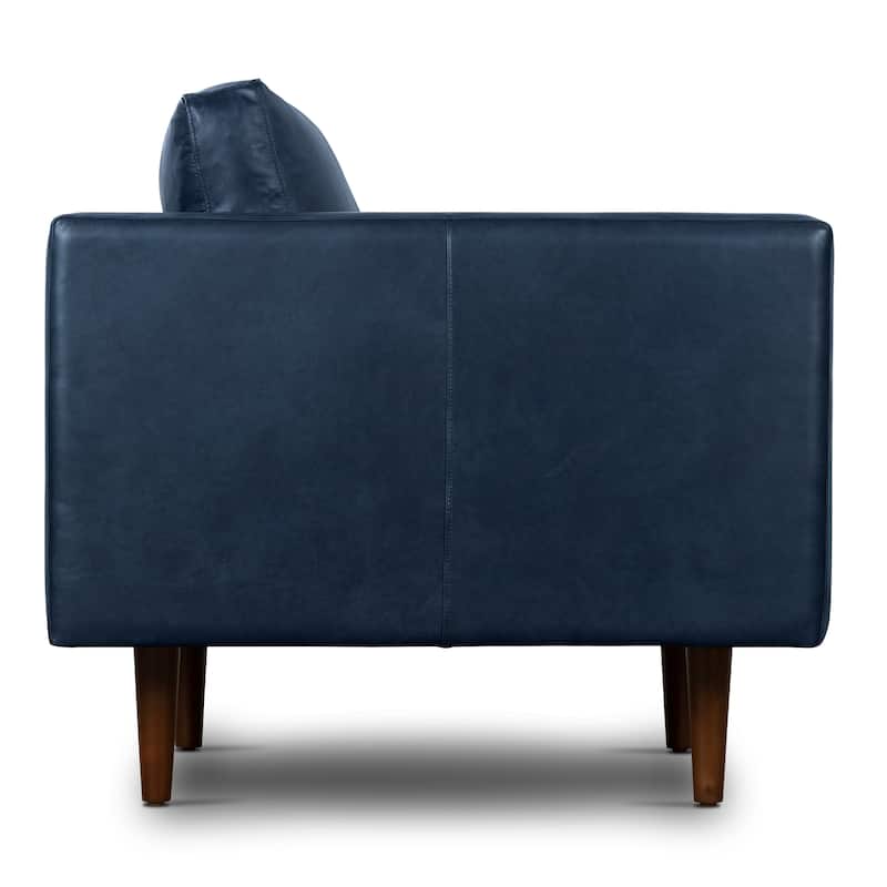 Poly & Bark Napa Lounge Chair (Set of 2) - Full Grain Genuine Italian Leather