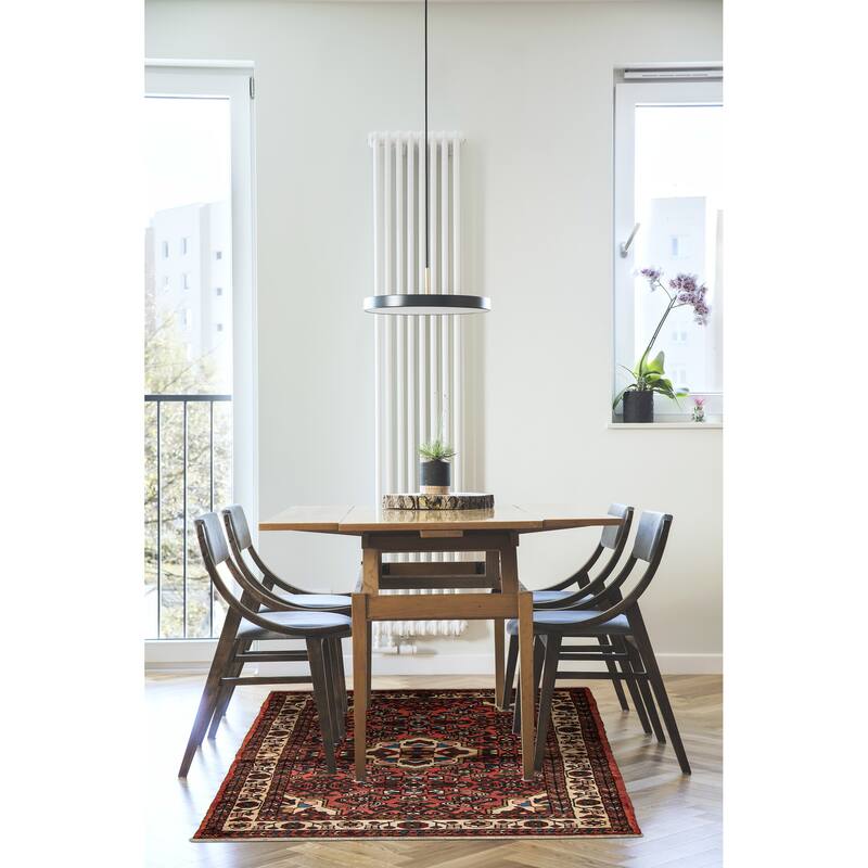 ECARPETGALLERY Hand-knotted Andelz Copper Wool Rug - 3'5 x 5'1