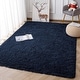 preview thumbnail 29 of 82, Living Room Bedroom Super Soft Pile Area Rug, Modern Shaggy Rugs, Non-Slip Pile Rugs for Kids 4'x6' - A-navy  - Rectangle