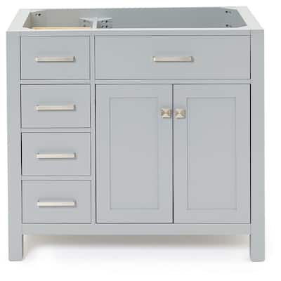 Ariel H036S-R-BC Bristol 36" Single Free Standing Right Offset Vanity