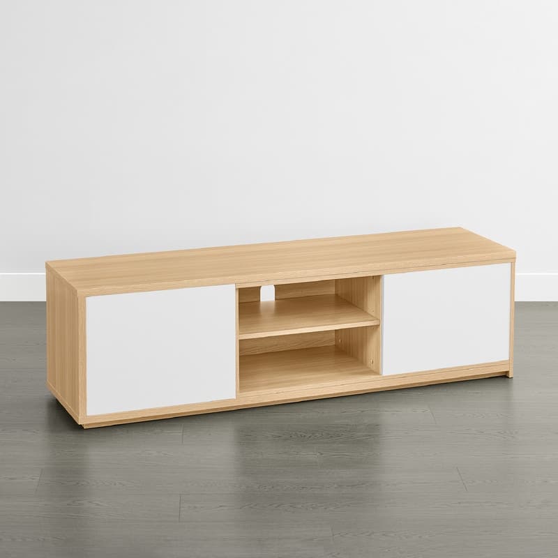 Spruce & Spring 62''-86'' Expandable TV Stand Media Console Entertainment Center