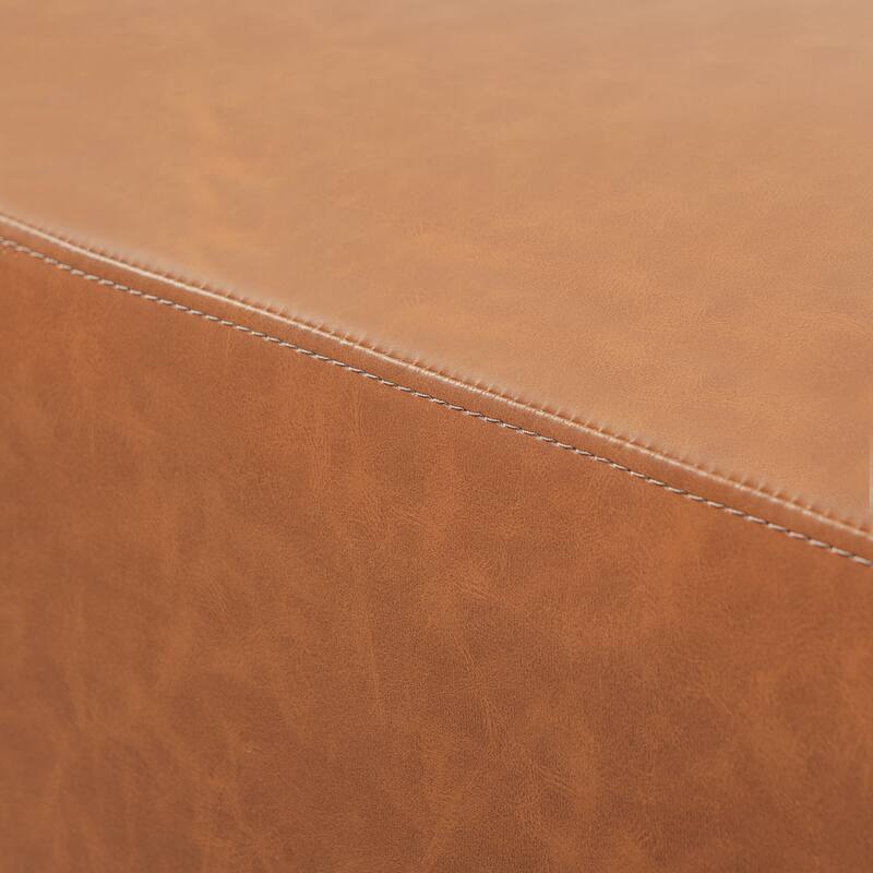 Christopher Knight Home - Arden Modern Upholstered Ottoman with Wooden Legs