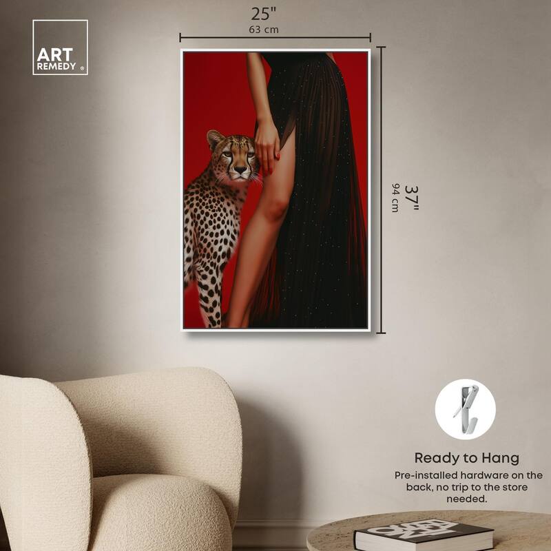 Wild at Heart Canvas by Art Remedy