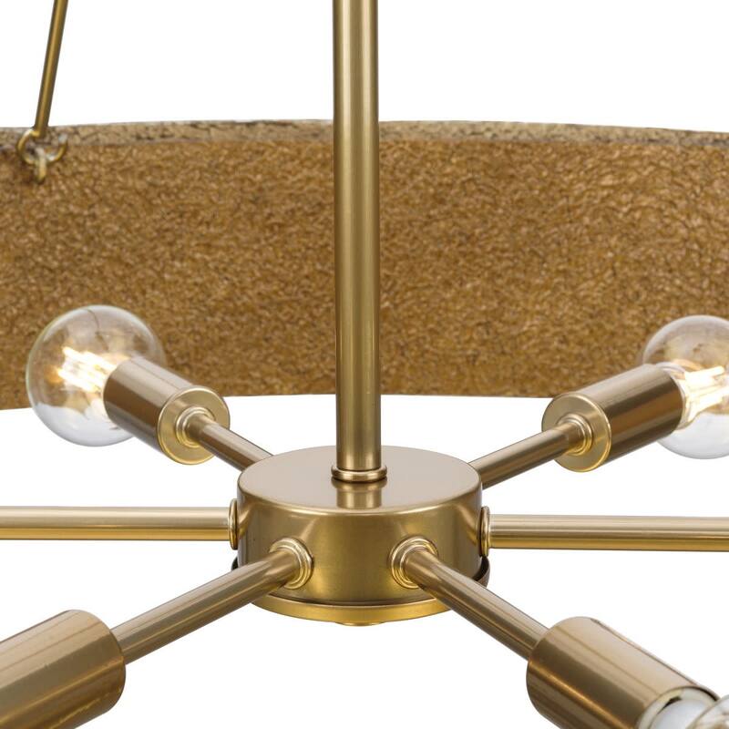 Progress Lighting P400358 Lusail 6 Light 32" Wide Ring Chandelier