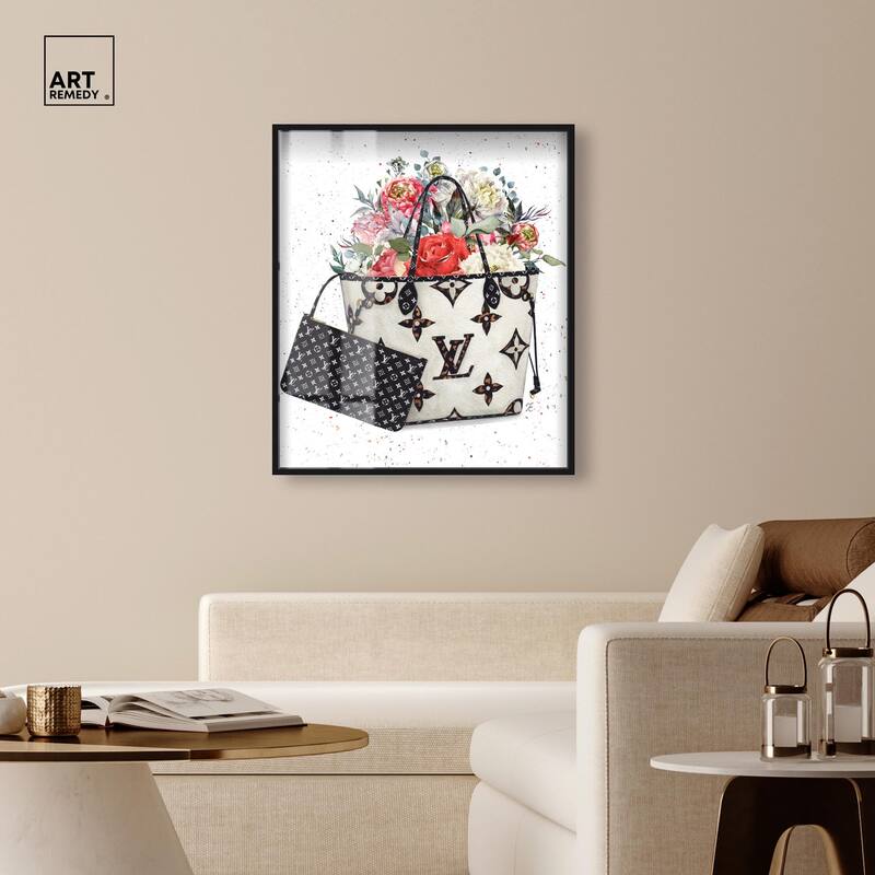 Floral Summer Bag Shadowbox by Art Remedy