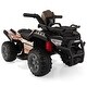 preview thumbnail 1 of 14, 6V Electric ATV Ride-On for Kids, 4-Wheeler Quad with Music, USB, MP3, Horn, for 18-48 Months, Black Black