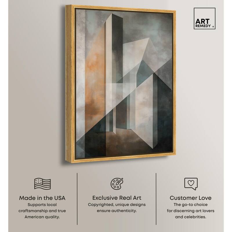 Spatial Geometry Canvas by Art Remedy