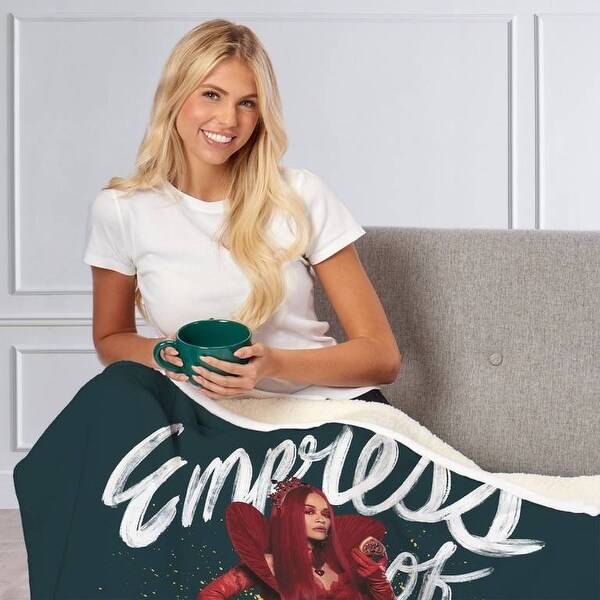 Disney Descendants 4 Silk Touch Sherpa Throw Blanket - Bed Bath