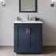 Option Dark Blue / Giotto Quartz Top / Brushed Nickel