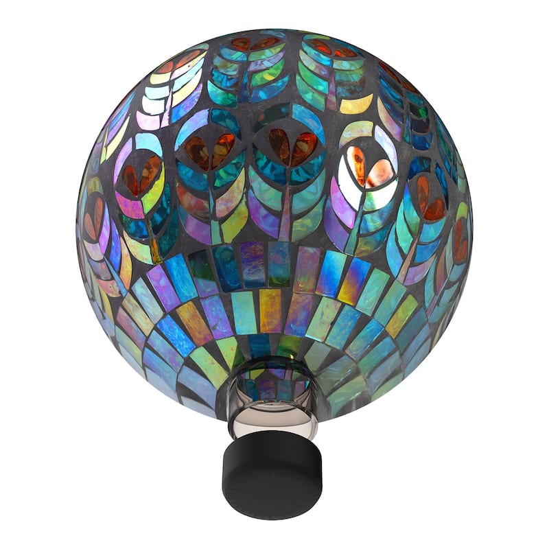 10-inch Purple Mosaic Gazing Ball
