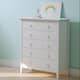 Taylor & Olive Snowberry 5-drawer Pine Wood Tall Storage Dresser