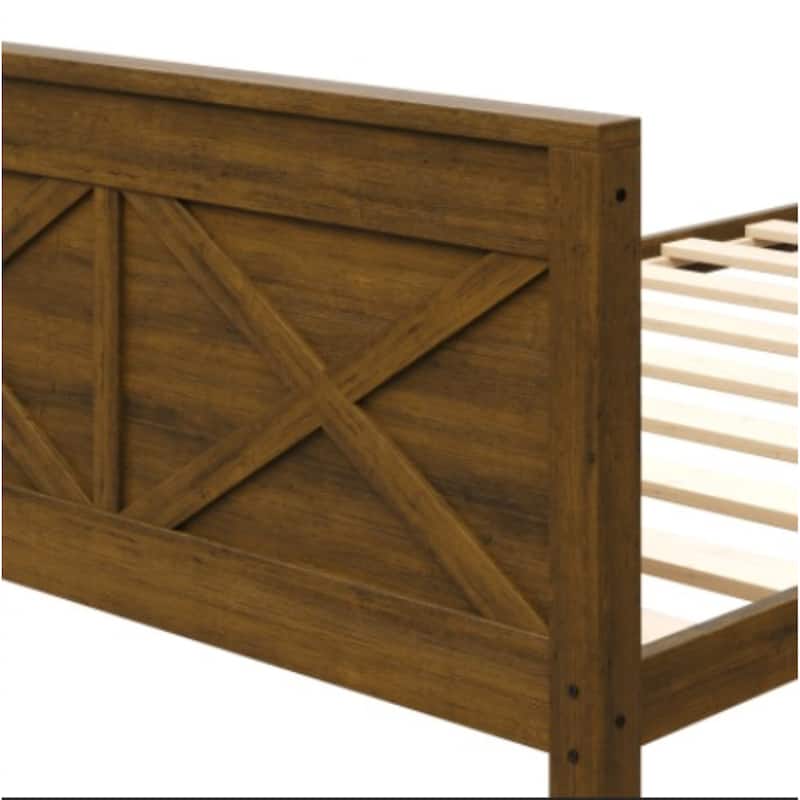 Clayfell Exeter Twin Over Twin Solid Wood Standard Bunk Bed