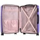 Purple Expandable Luggage Sets 3 Piece Hard Suitcase Set 20''/24''/28 ...