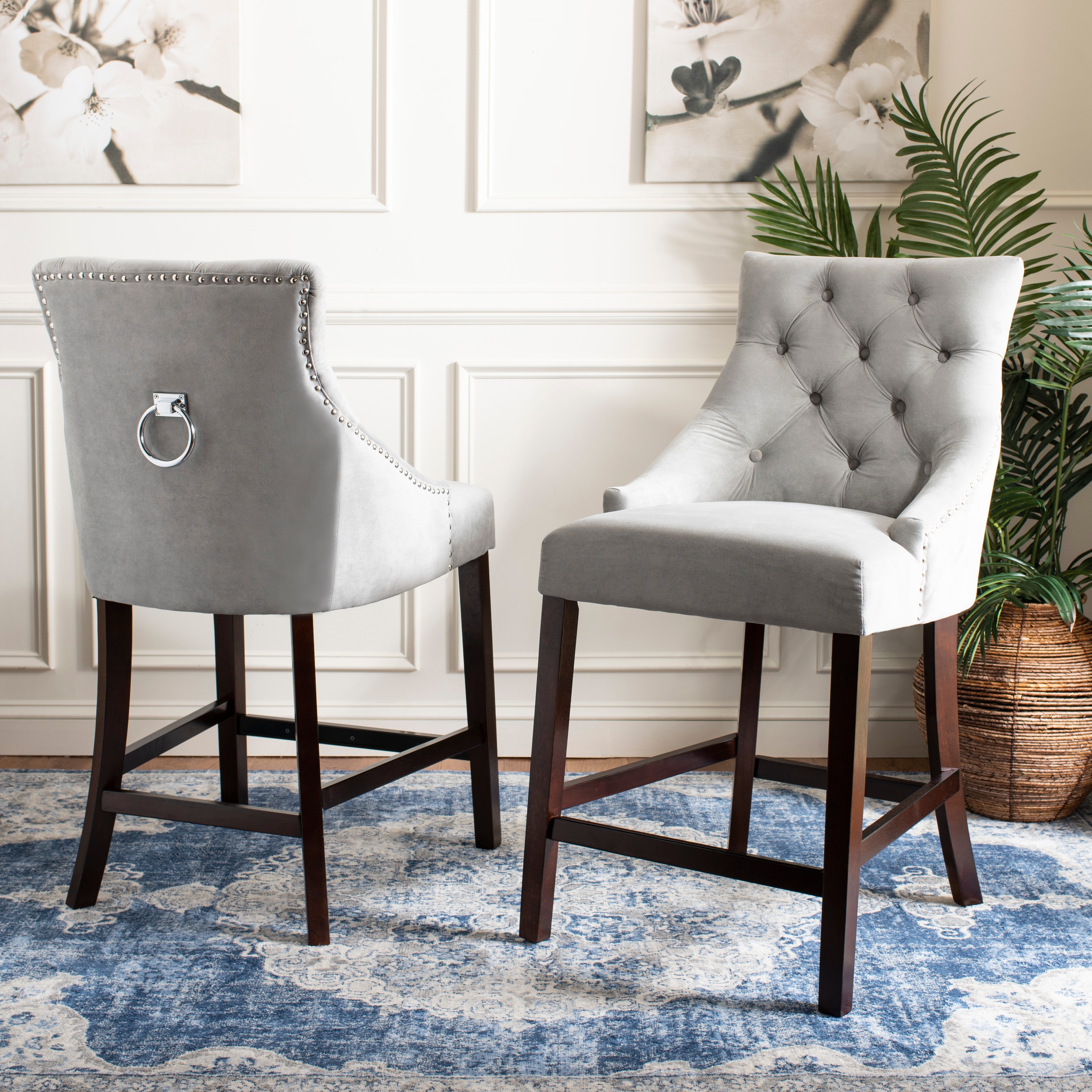 Wingback counter hotsell height stools