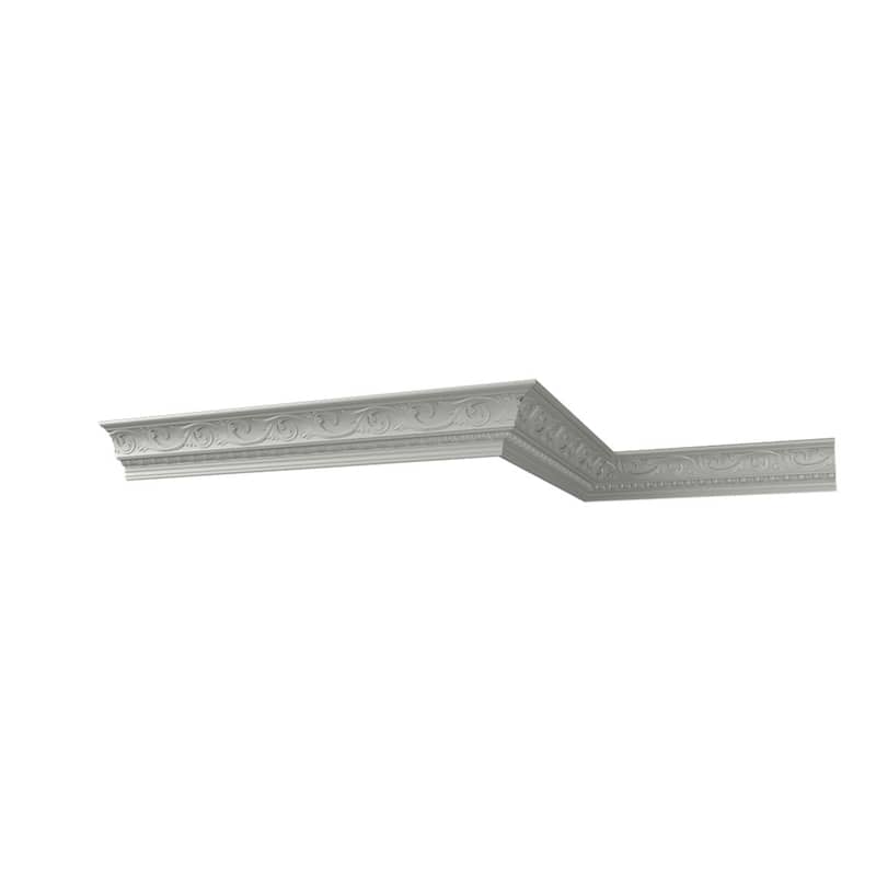 5 1/4"H x 4 5/8"P x 7"F x 96"L Sylvia Crown Moulding - 1-Pack
