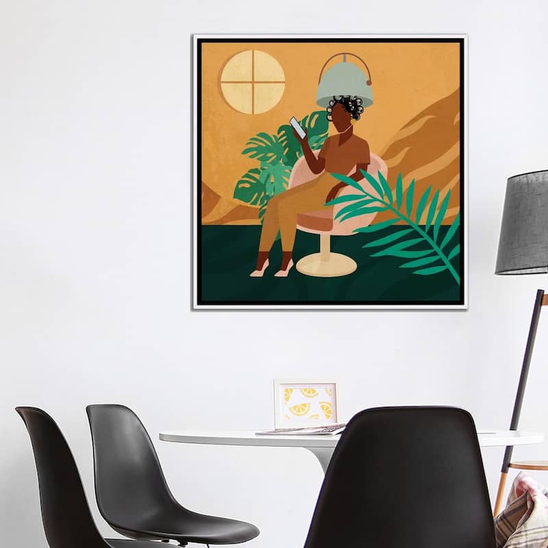 iCanvas "Salon No. 3" by Domonique Brown Framed Canvas Print