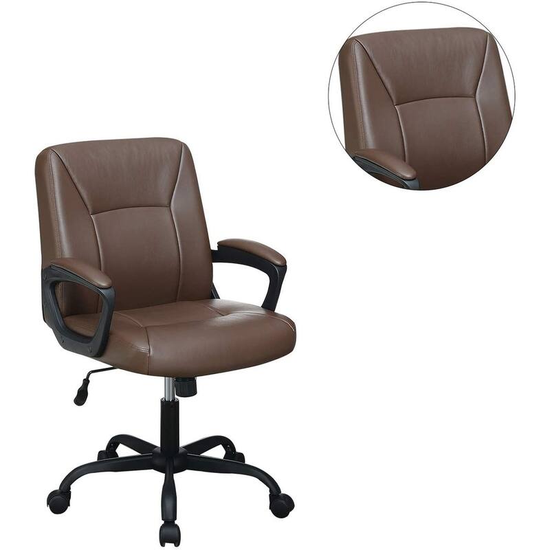 Relax Cushioned Adjustable Office Chair with Upholstered Seat and Back ,Comfort for Home & Desk