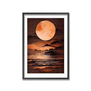 "Full Moon" Framed Print Wall Art by Treechild