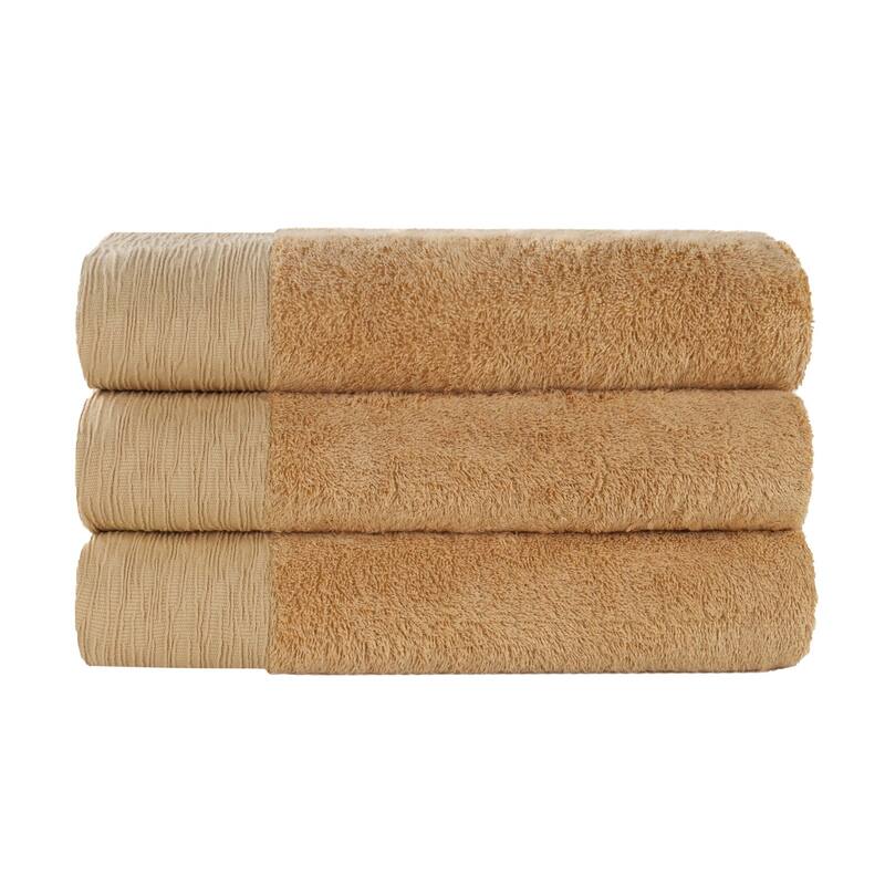 Superior Sierra Rayon From Bamboo Cotton Blend Bath Towel Set of 3