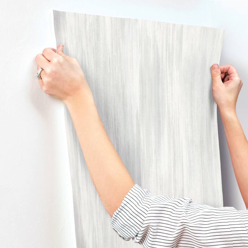 A-Street Prints Elysian Stone Ikat Wallpaper