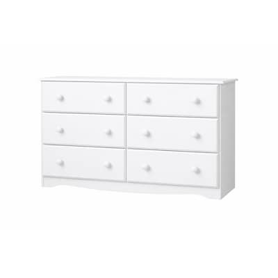 HomeRoots Sereno Solid Wood Six Drawer Double Dresser - Overstock ...