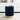 SAFAVIEH Couture Elsworth Velvet Ottoman With Brass Base- Navy / Brass