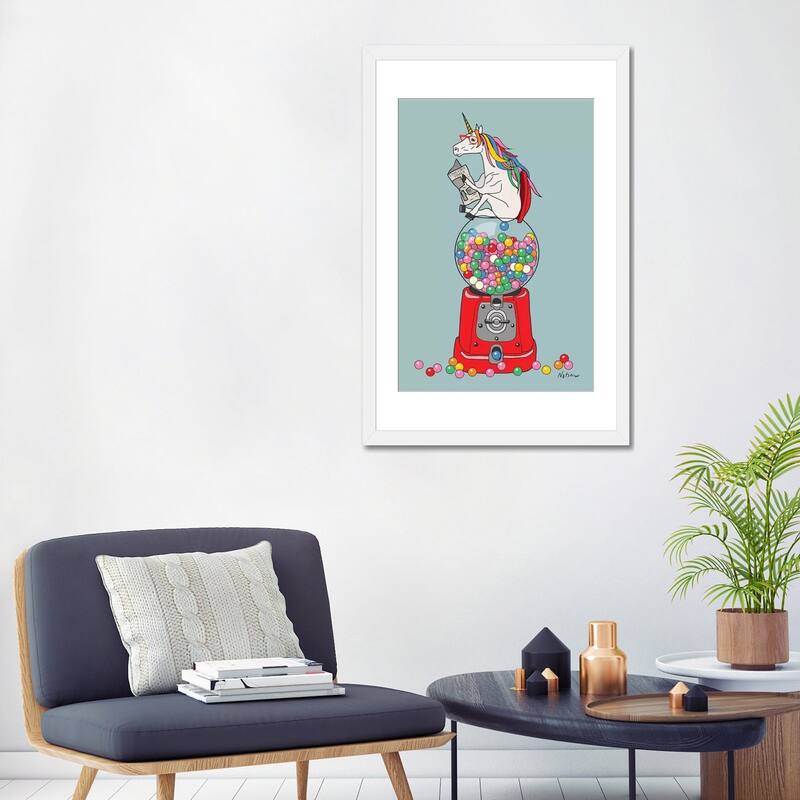 iCanvas "Unicorn Gumball Poop" by Notsniw Art